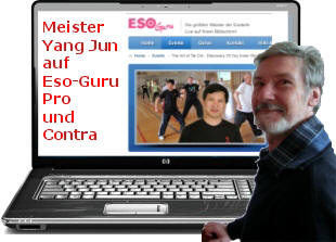 Yang Juns Web-Auftritt bei Eso-Guru steht in der Diskussion