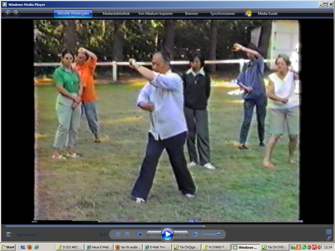 Tai Chi DVDs: Forschung: Yang Zhenduo Frankreich