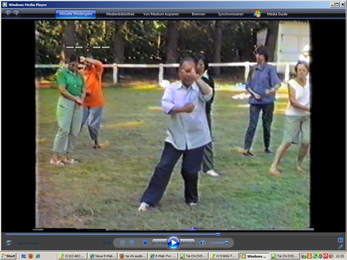 Tai Chi DVDs: Forschung: Yang Zhenduo Frankreich